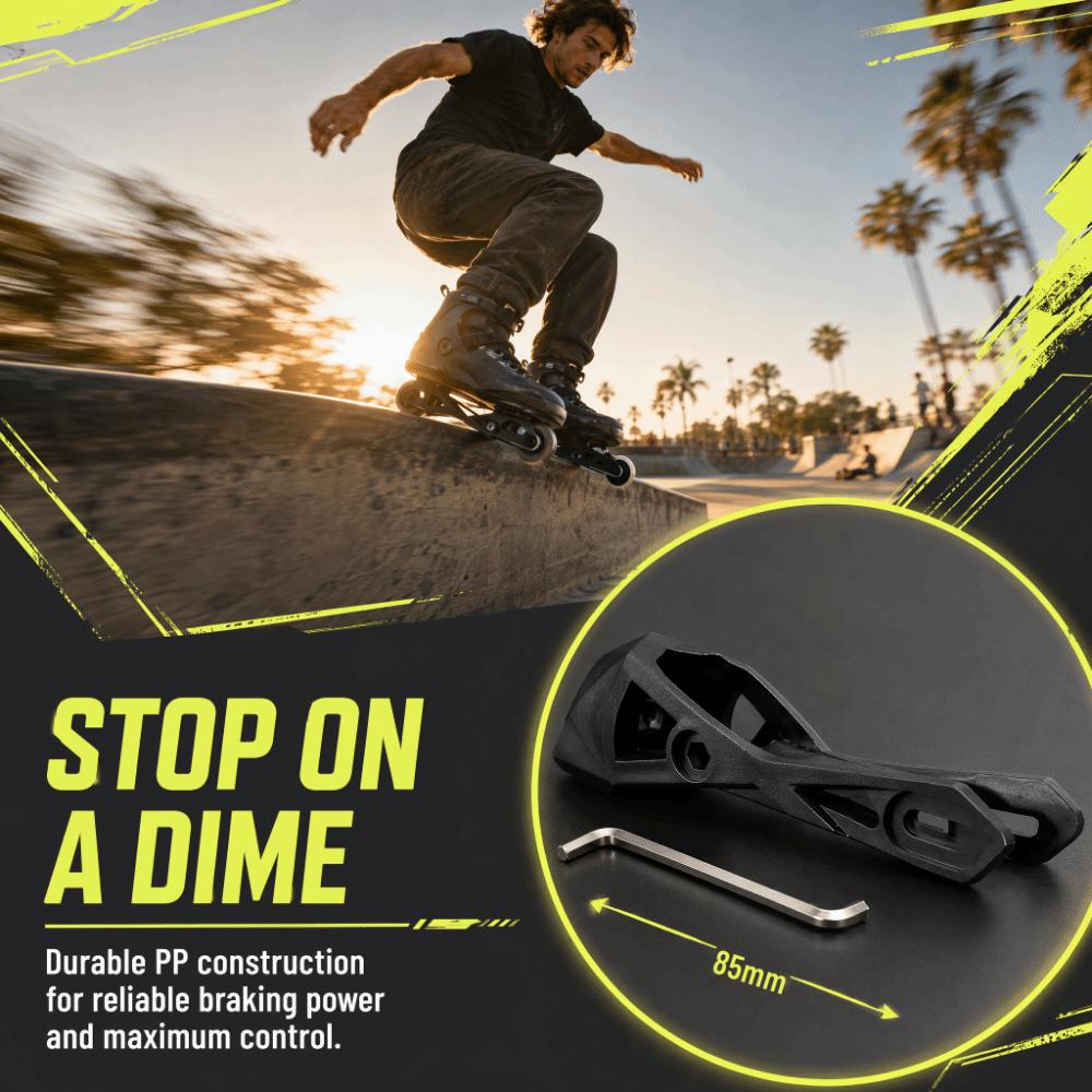 High Quality Plastic Inline Skates Brake Nonslip Stopper Pad Brake Replacement Pad Inline Skating