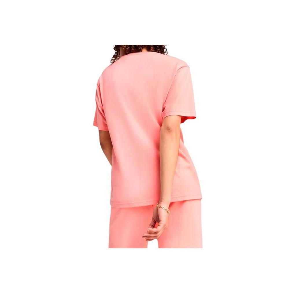 Puma Graphics Relaxed Fruity Fashion Casual Versatile Short Sleeve T-Shirt Women Tops Pink 687711-18