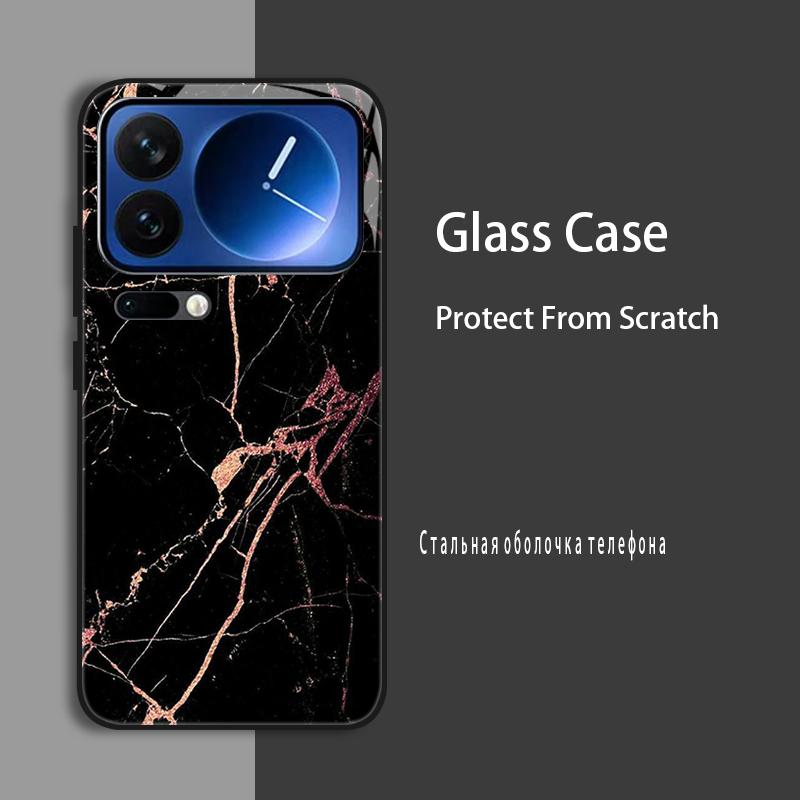 For Xiaomi 17 Pro Max 17pro 17promax Case Cover Tempered Glass Case Hard Bumper For Xiaomi mi 17 Pro Max 17pro Protect Case
