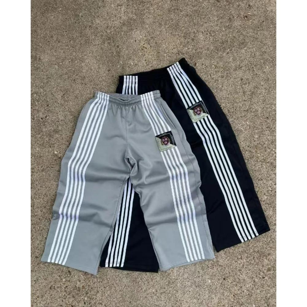 New Street Fashion Brand Clothing Women Sweatpants Fashion Ins Harajuku Casual Straight Pants Classic Simple Loose Jogging Pants