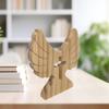 Carved Wooden Angel Figurine ,Angel Statue Desktop Decoration Christian Religious Gift Home Decor