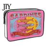 Retro Fish Can Design Makeup Case Sardine Cosmetic Bag, Clear Waterproof Pouch, Zipper Transparent Travel Storage Bag Closure Toiletry for Women