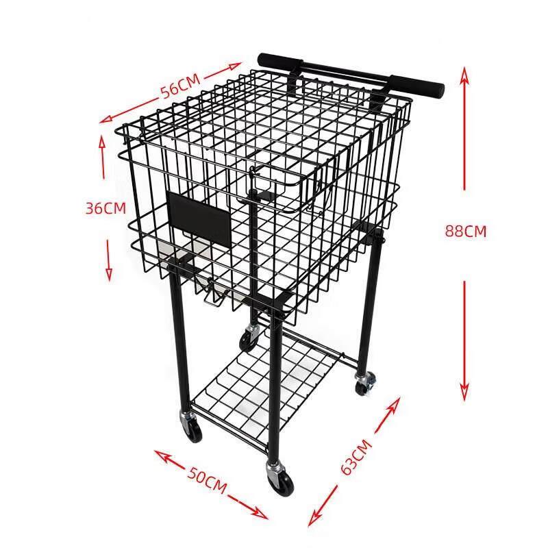 Jundingying Tennis Ball Storage and Pickup Cart