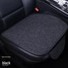 All-Season Linen Car Seat Cushion Set: Three-Piece Universal Fit for Driver/Passenger and Rear Seats