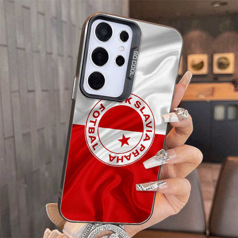 Чехол для телефона SK Slavia Praha Чехия Ударопрочный для Samsung A17 A16 A15 A14 A37 A57 A36 A56 A26 A35 A55 A25 A34 A54 A24 A13
