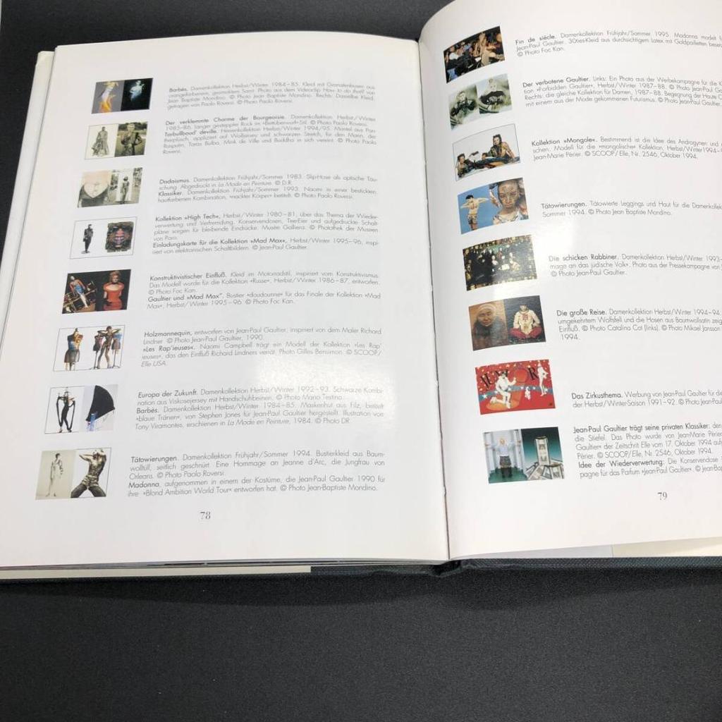 [Б/У] Jean Paul Gaultier GAULTIER Фотокнига Маг моды Немецкий