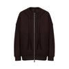 Jiuzi Anna Kou Leisure American Relaxation Deconstruction Split Hooded Shoulder Hoodie Women's 2025 Autumn New Collection