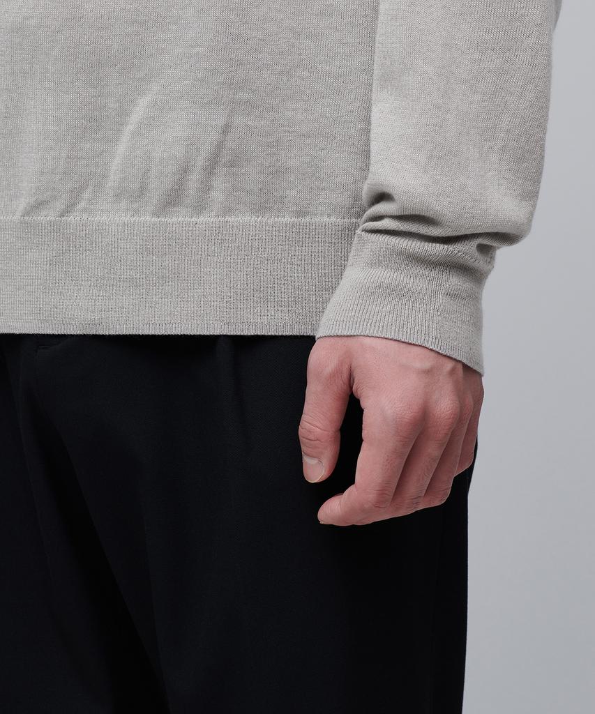 MUSINSA STANDARD Merino Wool Blend High-Gauge Turtleneck Knit [Mushroom]