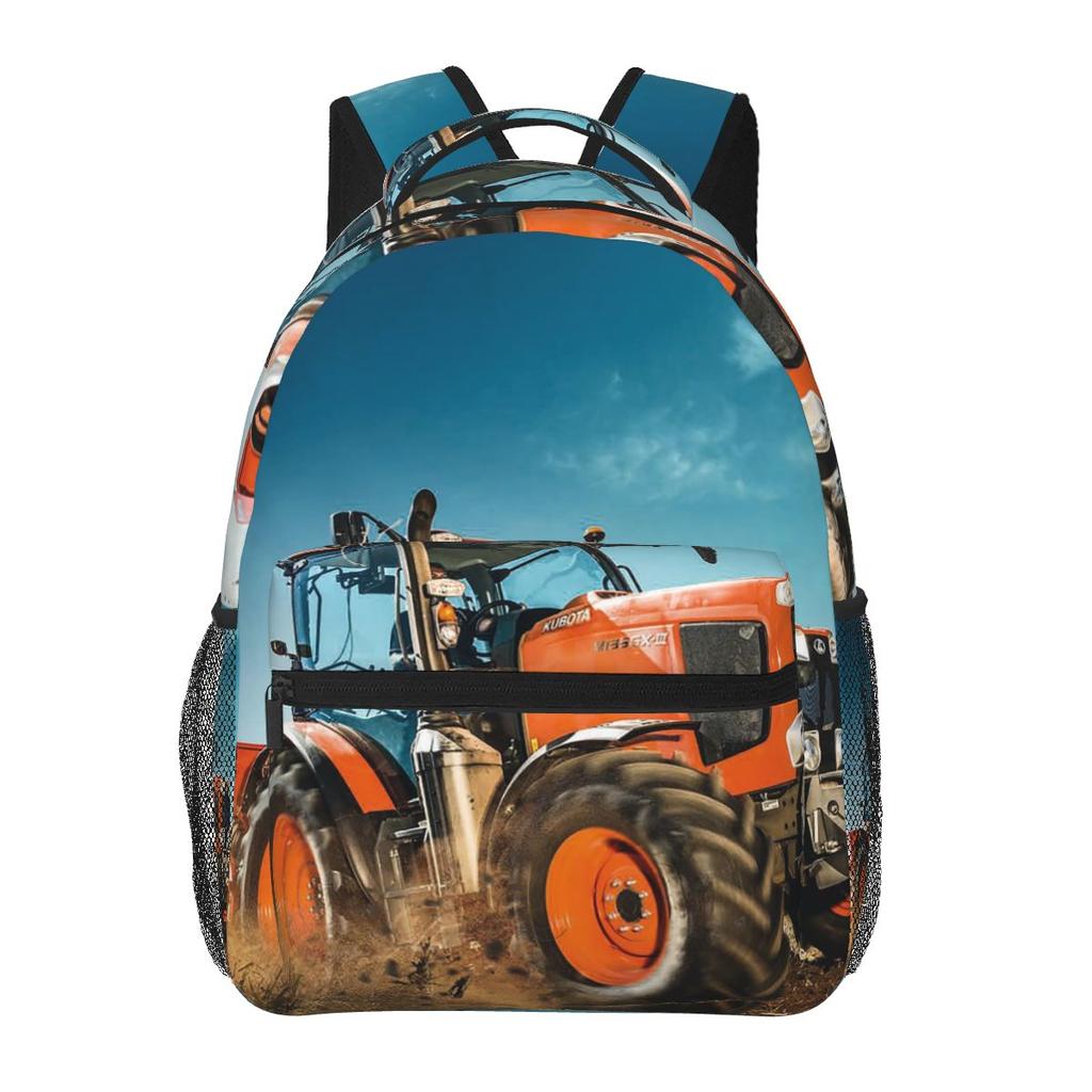 Рюкзак с логотипом компании Kubota Tractor Школьный рюкзак для мальчиков и девочек Детская школьная сумка Наплечные сумки для ноутбука для мужчин и женщин