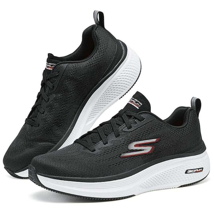 Skechers Go Run Elevate 2.0 Легкие Упругие Модные Универсальные Дышащие Низкие Беговые Кроссовки Мужские кроссовки Черный 220847-BLK