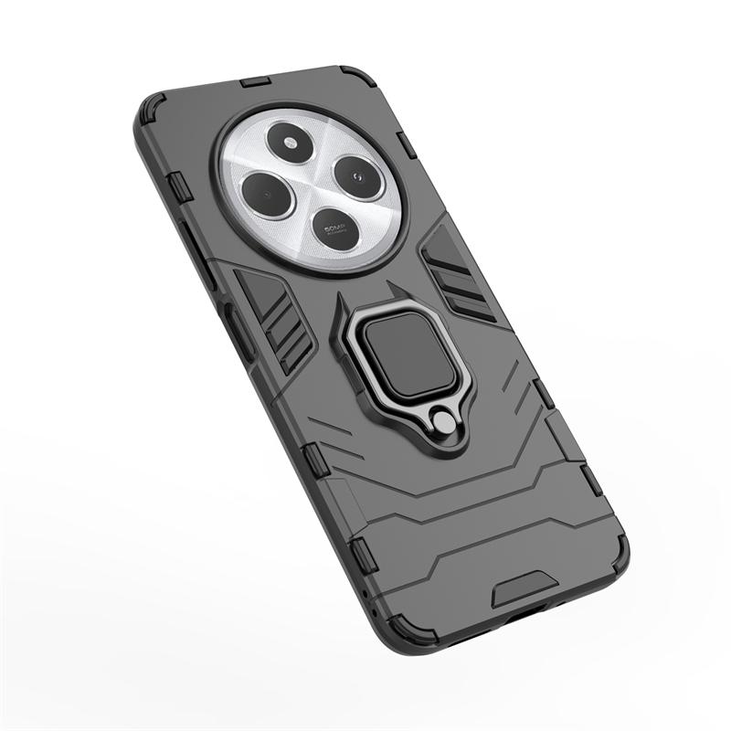 Бронированный противоударный чехол для Xiaomi Redmi 14C 14 C Redmi14C 4G магнитный автомобильный держатель-кольцо подставка задняя крышка для POCO C75 C 75 POCOC75