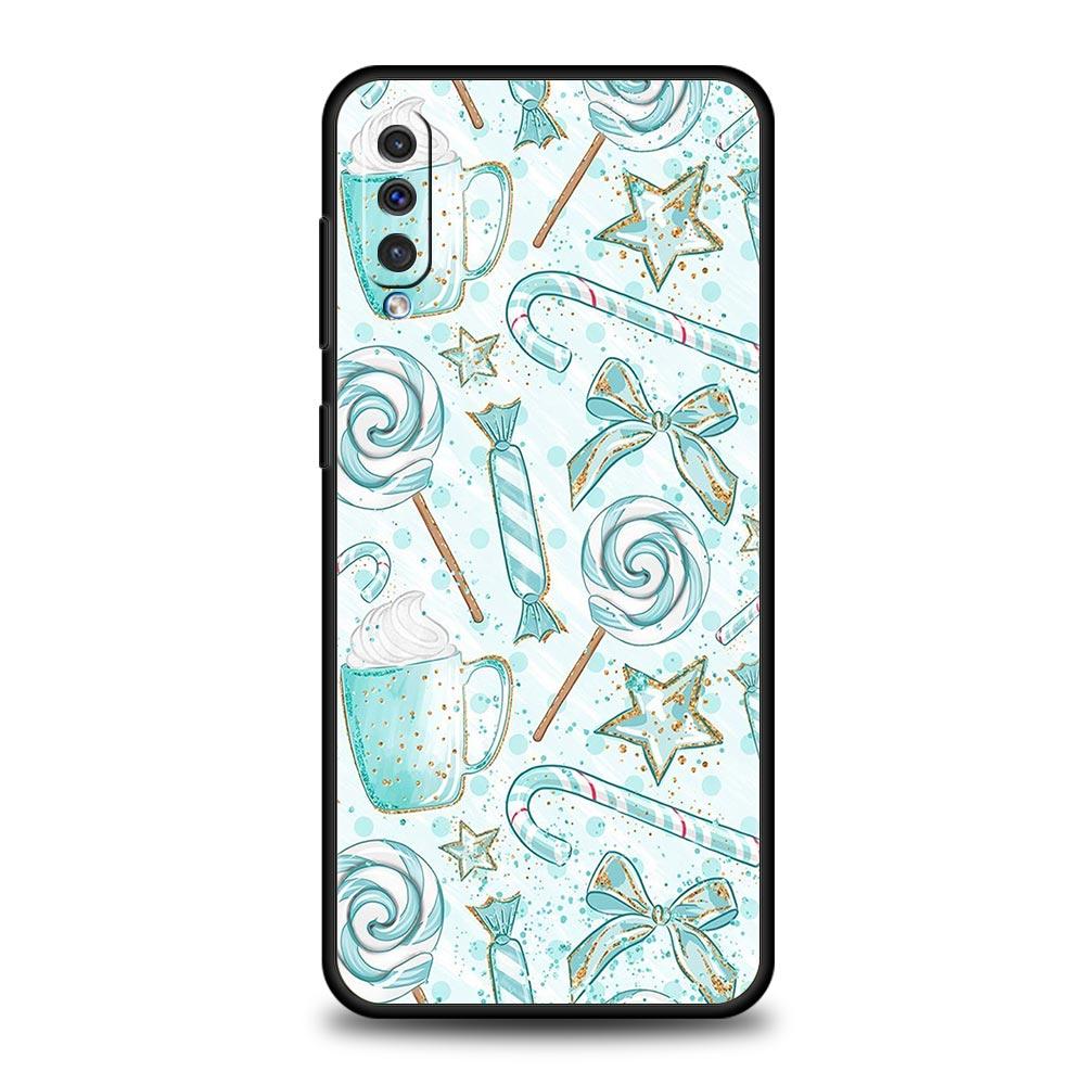 Мультяшный рождественский чехол для телефона Samsung A56 A36 A26 A24 A12 A14 A16 A50 A70 A20E A22 A30 A40 A34 A54 A42 A52 5G A04s A06