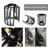 CNC Aluminum Oil Filter Cover Harley-Davidson Motorcycles Universal Aftermarket Upgrade Black Finish