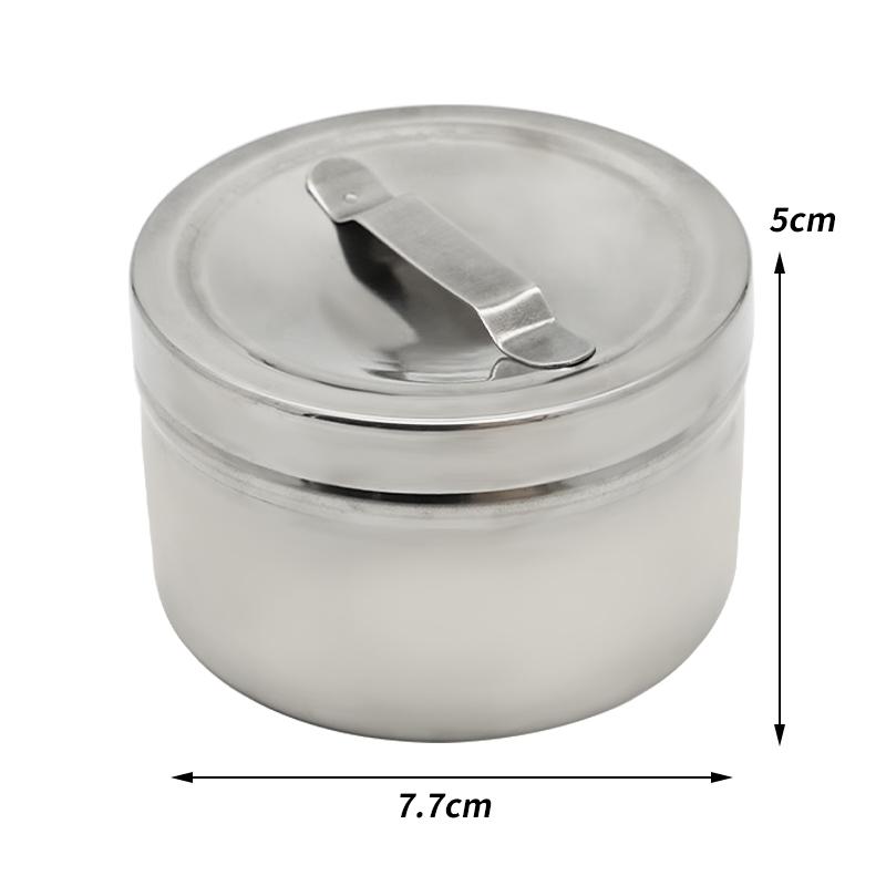 1pc Dental Cotton Tank Medical Cotton Ball Gauze Tampon Sterilizer Box Disinfection Cotton Tank Alcohol Container 3