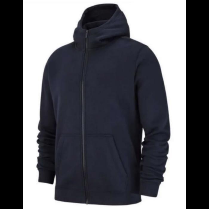 Zip-up Hoodie - Unspecified - Blue - Men's - Long Sleeves - Size XS To XXL
