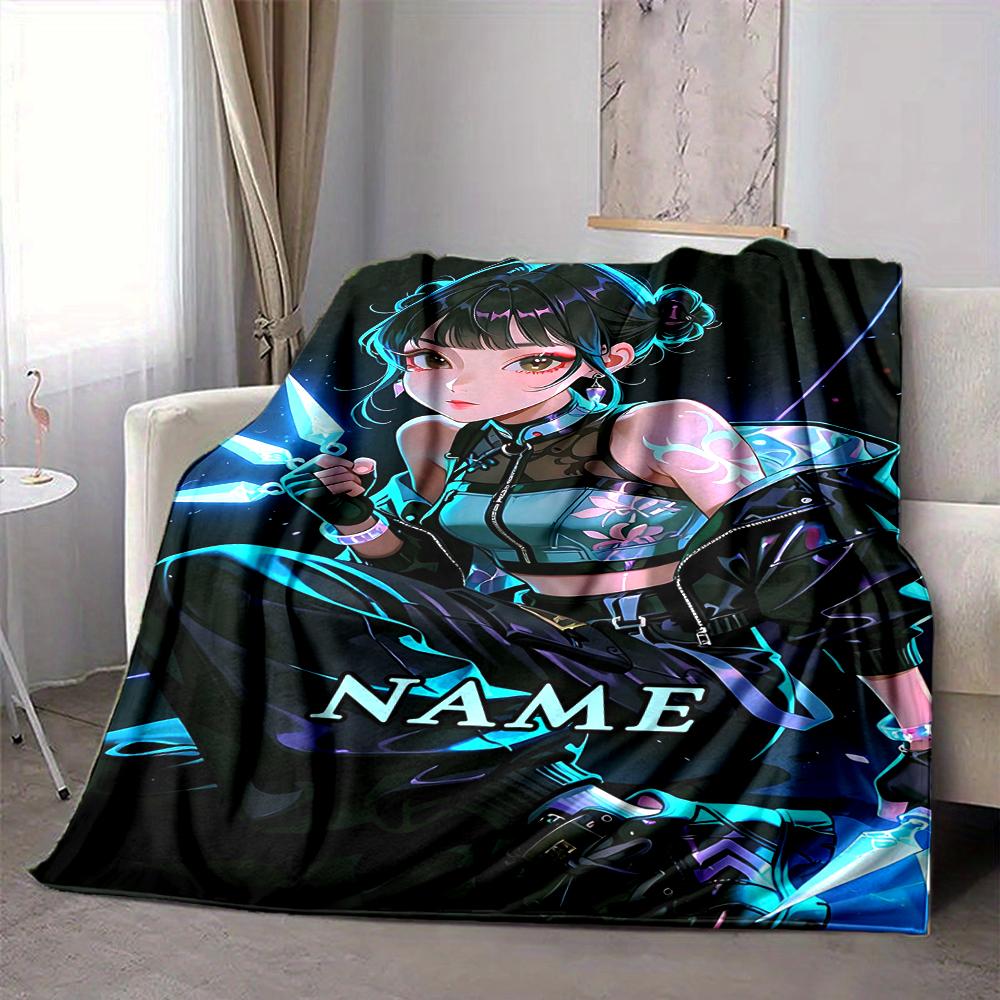 Custom 1pc Nightfall Warrior's Dawn Blanket, Soft And Comfortable Blanket, Casual Warm, Camping Travel Blanket, Birthday Gift Q912147