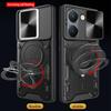 Чехол для объектива камеры Slide для VIVO Y200 Y78 Y77 Y76 Y55 Y36 4G 5GArmor Hybrid Metal Ring Back Cover для Y35 Y33 Y30 Y27 Y22 Y21 Y20