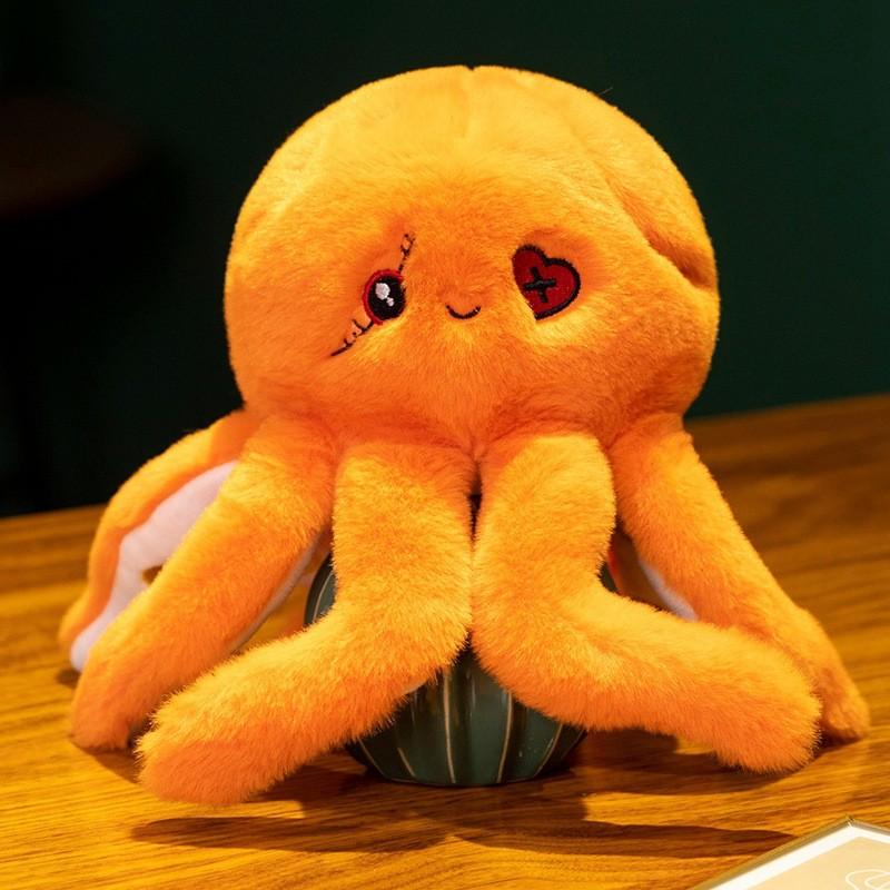 Simulation Octopus Pirate Plush Toy Cute Cartoon Girl Children Alien Doll Gift