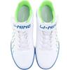 Li Ning Kids Professional Comfortable Non-Slip Shock Absorbing Breathable Durable Low-Top Soccer Shoes Kids Sneakers Standard-White YKGU010-9