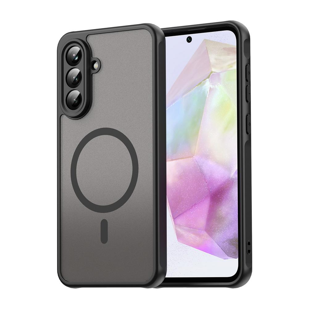Matte Flexible Press Button Magnetic Full Protection Case for Samsung A07 A17 A56 A36 A26 A16 Galaxy A55 A35 Slim Protect Cover