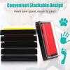 6 Reusable Baby Ink Pads Footprint Ink Pads Handprint Footprint Mud Create Impressive Commemorative Seals for Boys and Girls Non and Acid Ink Ea