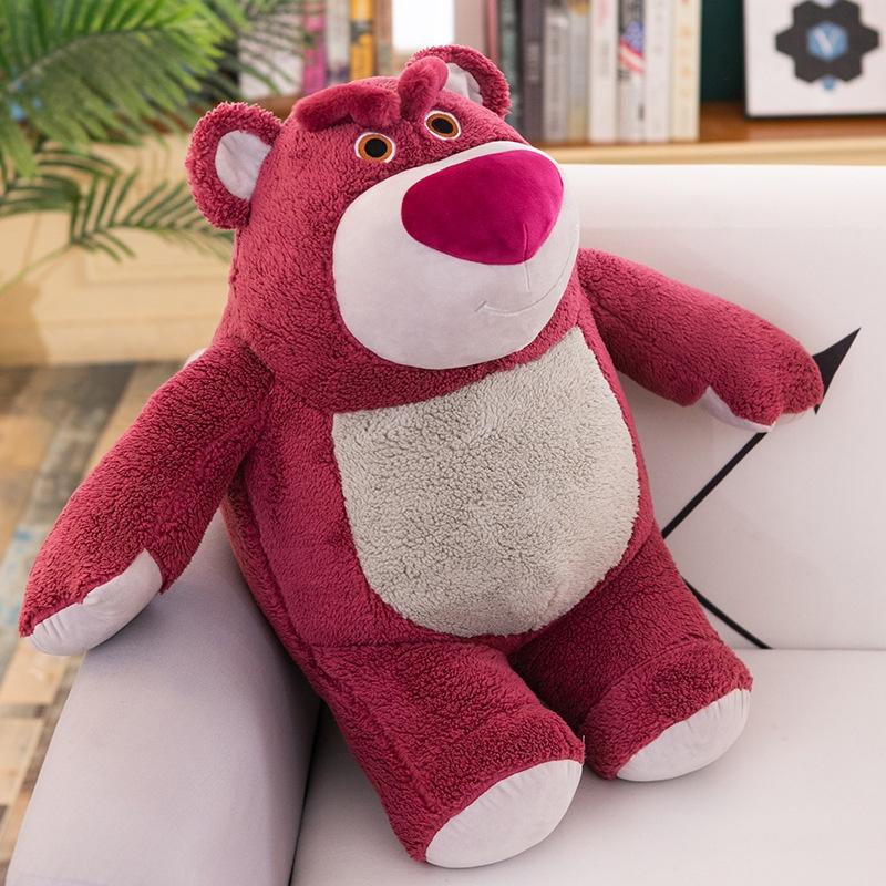 New Arrival Strawberry Bear Plushie Fluffy Teddy Bear Toy For Children