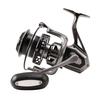 Factory  Left Hand Spinning Metal Reel 6 Bearings 5.2:1 Gear Ratio Aluminum Alloy Body Two-Speed System Stream River