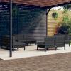 Day and Night - Day and Night Garden Furniture 8 Pieces with Anthracite Pine Wood Cushions