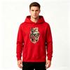 Men's Wolf Bear Forest Print Pullover Hoodie Casual Long Sleeve Sweatshirt