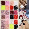 96/144/288 Pcs Artificial Fake Toenail Short Square Foot Nail Art Tips  Foot Extension