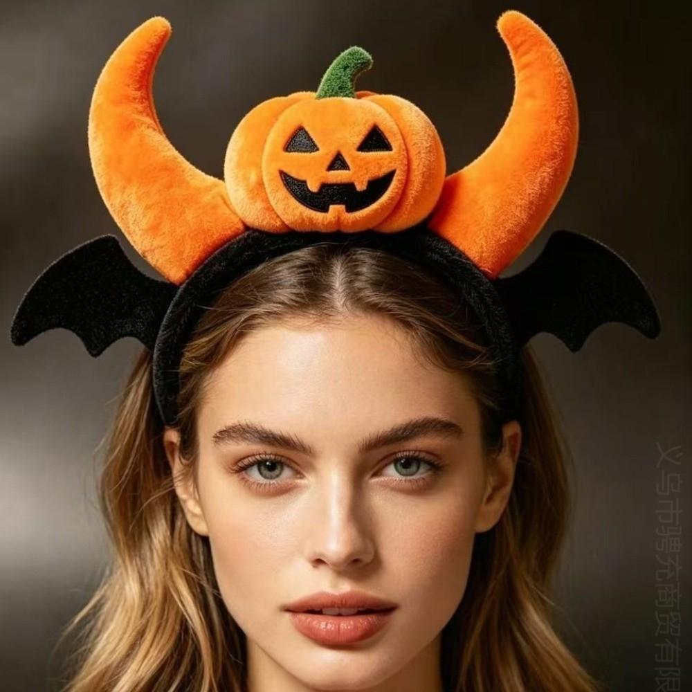 Dress Up Bat Wing Headbands Spooky Pumpkin Hair Hoop Cute Halloween Headband Photo Props