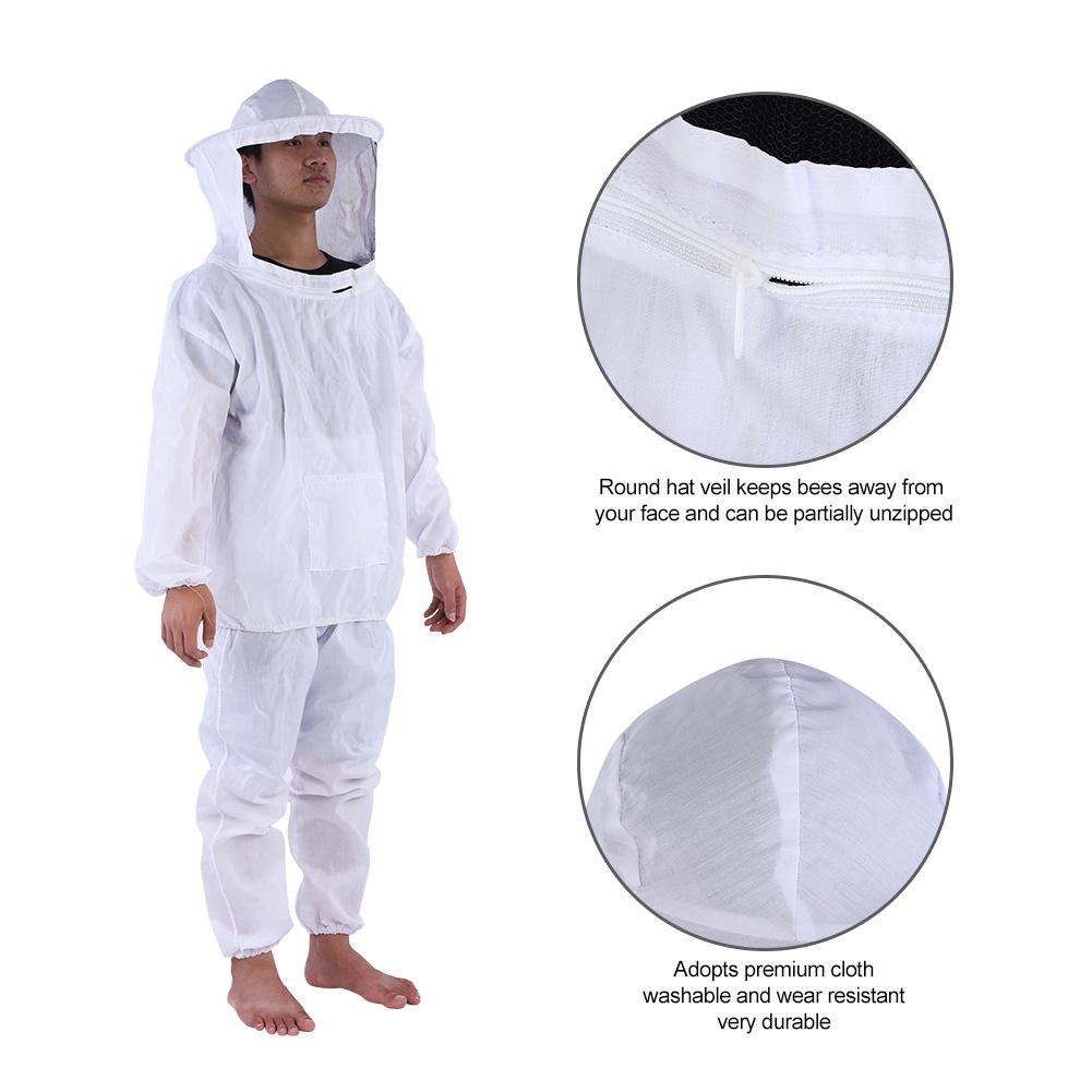 Professional Beekeeper ive Suit Beekeeping Equipment Hooded Jacket Pants