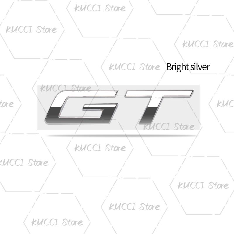 3D Car Sticker GT Logo Metal Emblem Badge Decals