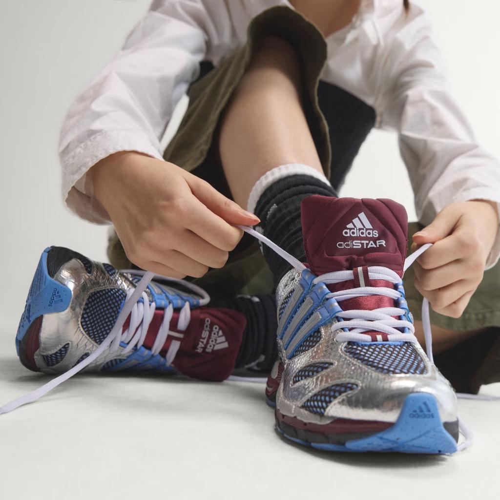 KJ4896 adidas Adistar MLD Aurora Coffee/Серебристый Металлик/Синий Фьюжн (Женский)