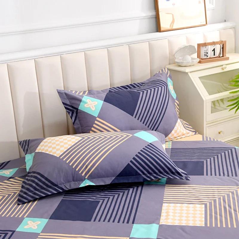 Комплект постельного белья с абстрактным геометрическим узором для спальни, 3 шт., простыни, наволочки, мягкий, удобный, декоративный комплект постельного белья размера «queen-size»