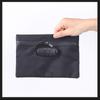 Black Money Bag With Lock Portable Document Bag Durable Security Bag for Cash  Travel