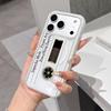 Кассетная лента Совместимый с Magsafe Чехол для телефона Для iPhone 17 promax 16 Plus 12 13 mini 14 15 Pro Max Беспроводная магнитная крышка