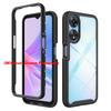 Гибридный противоударный чехол-броня 2 в 1 для OPPO A78 5G CPH2483 CPH2495 Рамка из ТПУ-пластика Прозрачная акриловая крышка Fundas