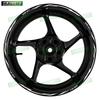For Z800 Z 800 reflective motorcycle accessories stickers 17 inch front and rear rim decals off-road fairing decoration