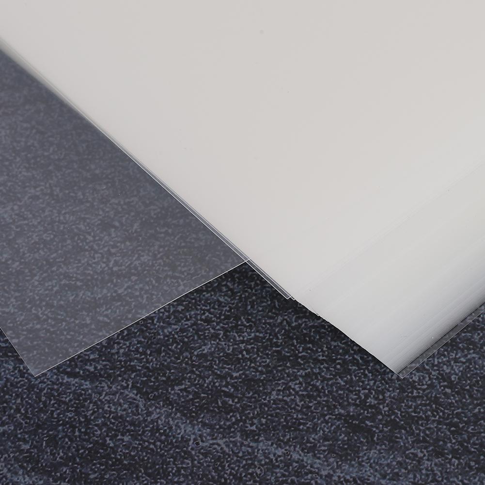 100 шт. переплетная пленка для обложки, канцелярские принадлежности, прозрачная, плоская, без царапин 