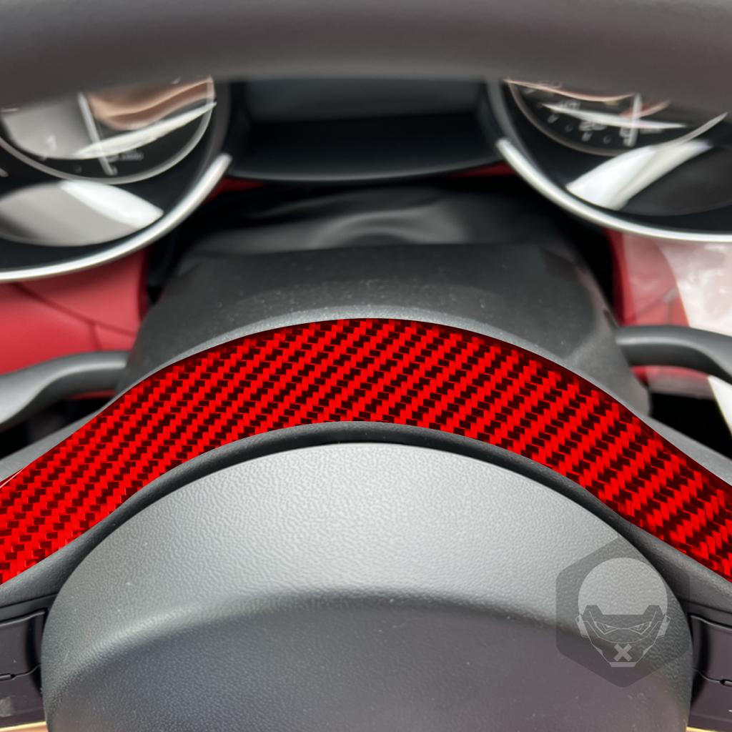 Украшение рулевого колеса, наклейка, наклейка для Alpha Romeo Giulia 2017 2018, аксессуары для салона автомобиля, карбон