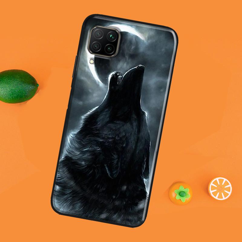 Чехол Moon Roaring Wolf для Honor 50 8X 9X 10i для Huawei Nova 5T P Smart 2021 P20 P30 P40 Lite Pro