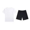Li-Ning Plain Logo Simple Comfortable Breathable Versatile Crew Neck Pullover Short Sleeve T-Shirt Casual Sports Set Unisex Tops ATSU839-2+YKSV147-2