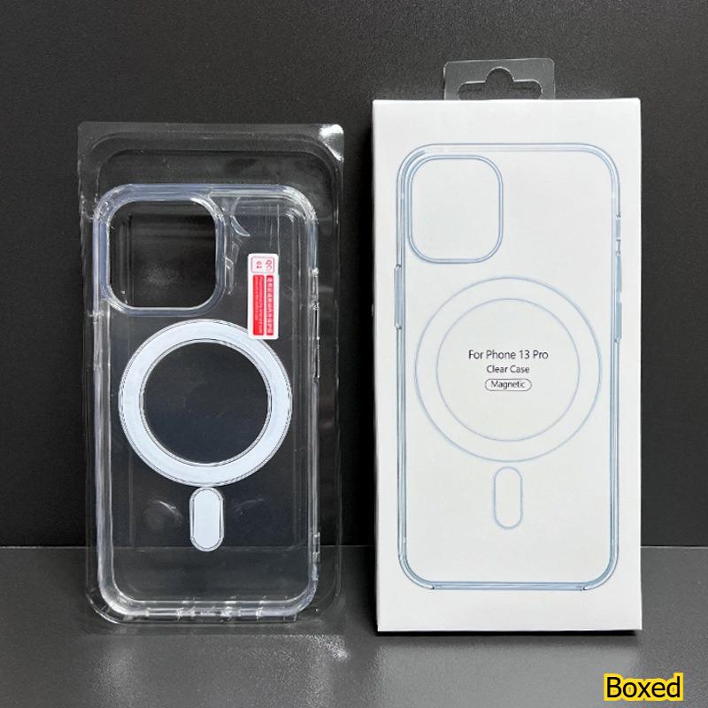 Магнитный чехол для телефона Apple iPhone 17, Прозрачный Magsafe 14, Акриловый 15 Pro, Полное покрытие для iPhone 16