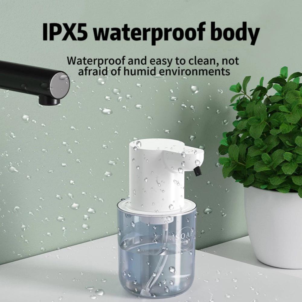 400 мл P3 Световой Дисплей Настольный Или Настенный IPX5 Водонепроницаемый Электрический Умный Инфракрасный Автоматический Кухонный Сенсорный Диспенсер для Мыла
