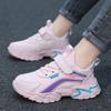 Kids Sneakers Hook and Loop Chunky Casual Shoes Lightweight Cushioned Autumn Sport Shoes for Toddler Children EU 28-40