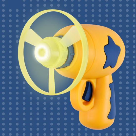 Light-up Flying Disc Launcher Toy Outdoor Garden Backyard Lawn Park Toddlers Boys Girls Bamboo Dragonfly Flying Saucer Catapult Shooter Game