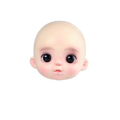 YMY Ob11 Obitsu Шарнирная голова куклы, игрушка 1/12 BJD, аксессуары для головы со стеклянными глазами и полным макияжем для Хэллоуина, для мальчиков и девочек