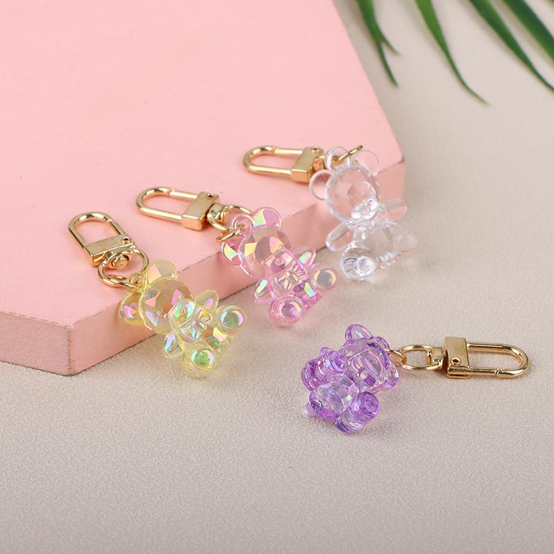 Милый медведь брелок Kawaii Airpods брелок аксессуары кулон для одежды рюкзак брелок телефон брелок шарм пара подарок