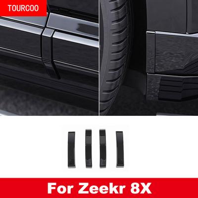 Для Zeekr 8X 2026 Автомобильная Дверь Зеркало Заднего Вида Противоударные Полосы Отделка Защитная от Царапин Наклейка Чехол Авто Аксессуары